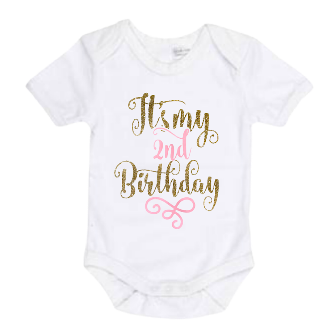 It’s My 2nd Birthday Outfit - Pink - Lullaby Lane Design