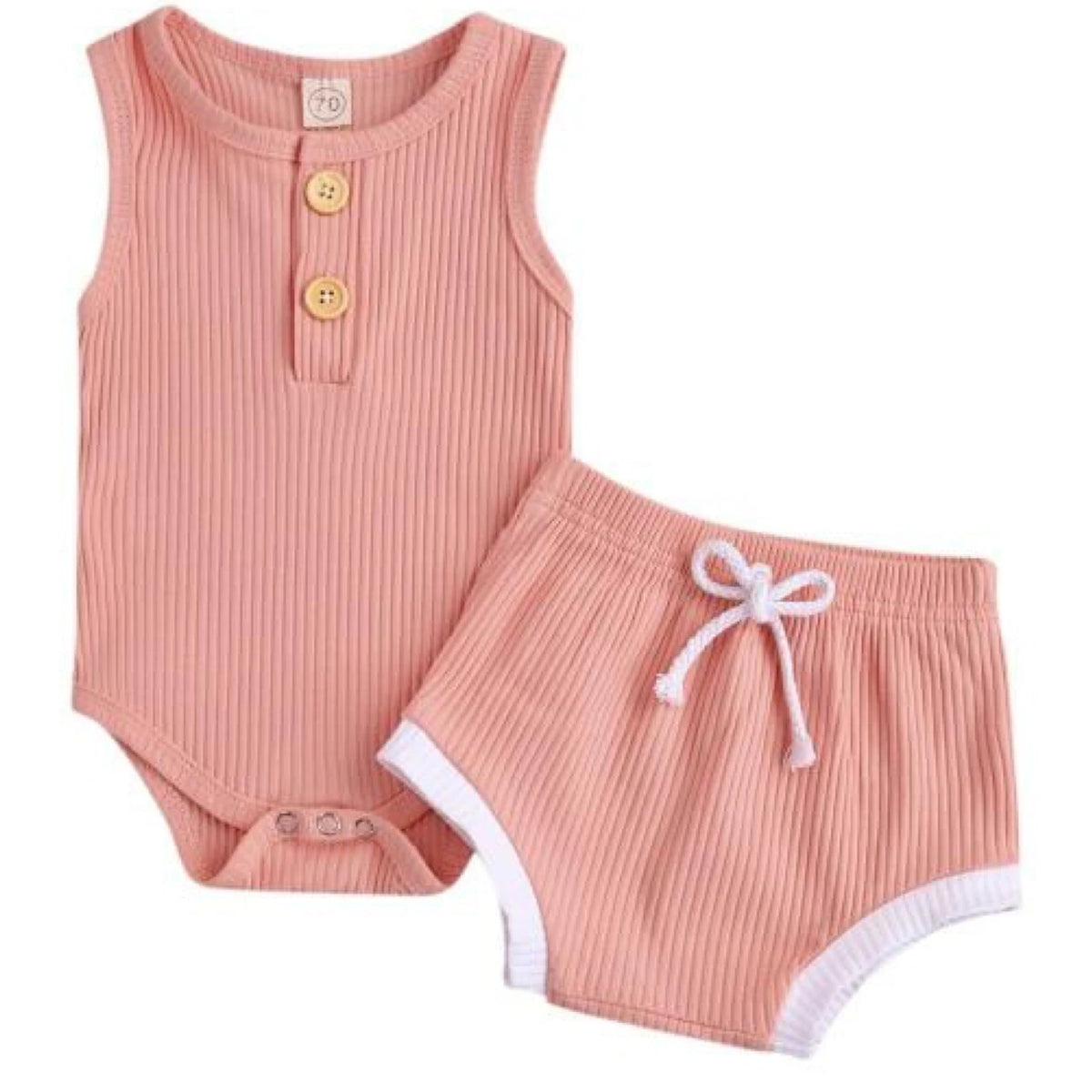 Chloe Romper & Shorts Peach