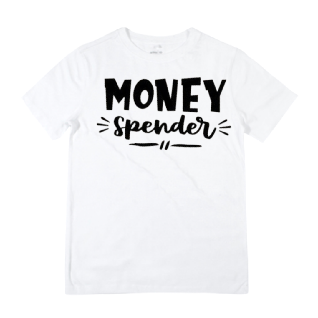 Money Maker / Money Spender - Matching Shirts - White