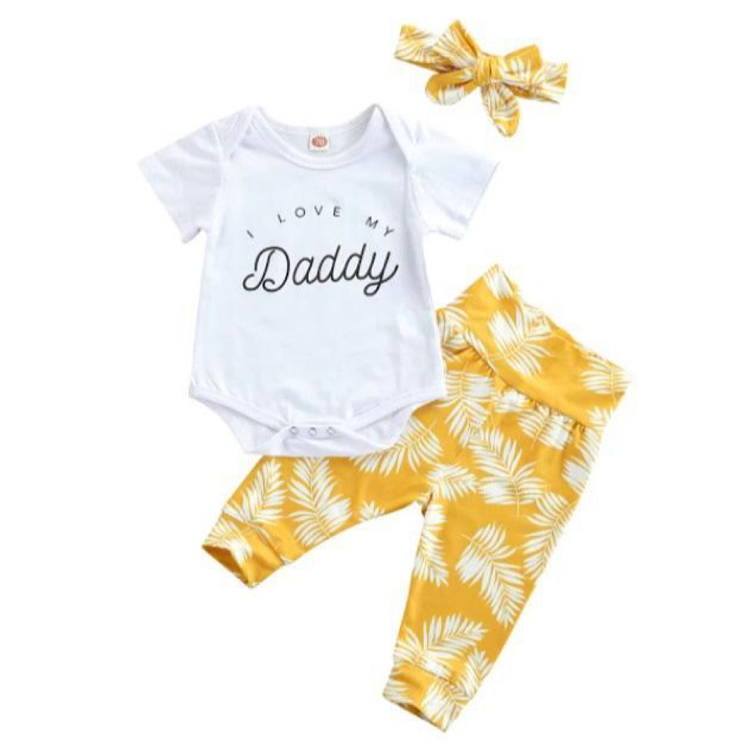 I love my Daddy Jumper & Pants Winter Set