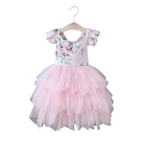 Floral Dreams Layered Tulle Dress