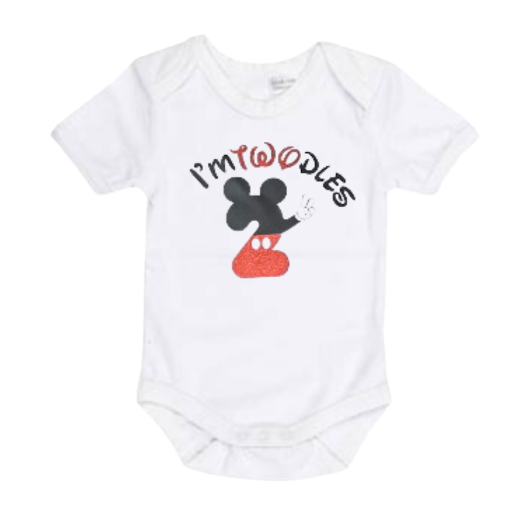 I’m Twodles Birthday Outfit - Red - Lullaby Lane Design
