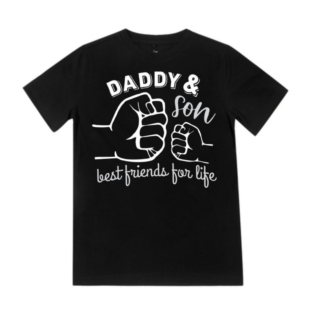 Daddy & Son - Matching Shirts - Black