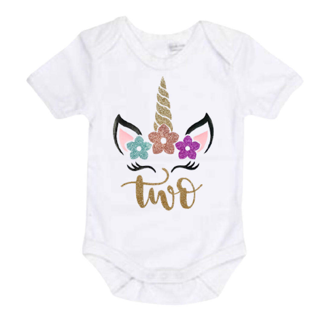 Unicorn Second Birthday Outfit - Lullaby Lane Design