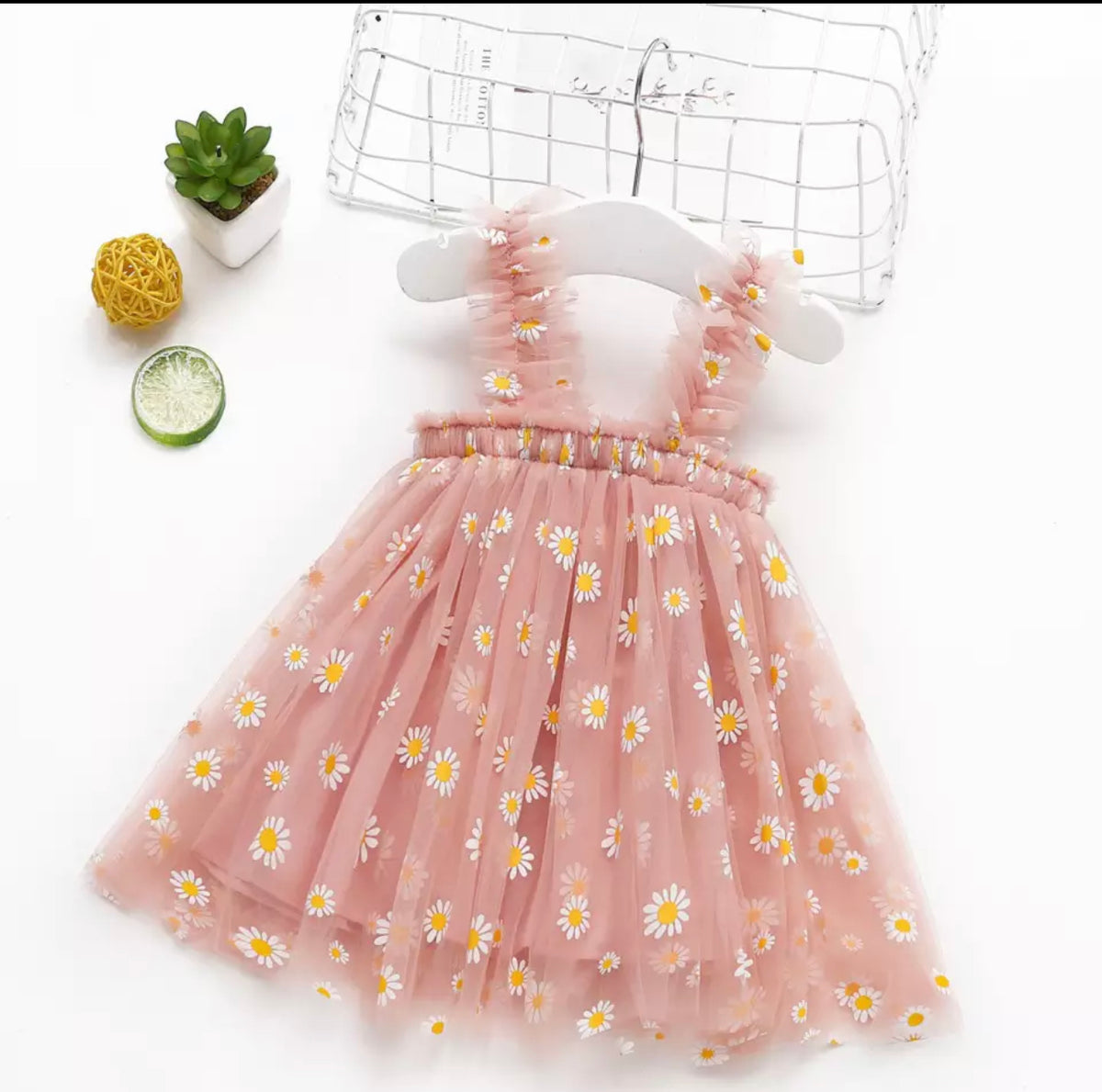 Tulle Dreams Dress in Daisy Pink