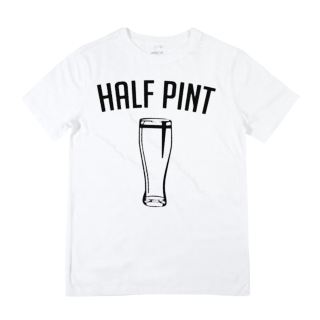 Pint & Half Pint - Matching Shirts - White