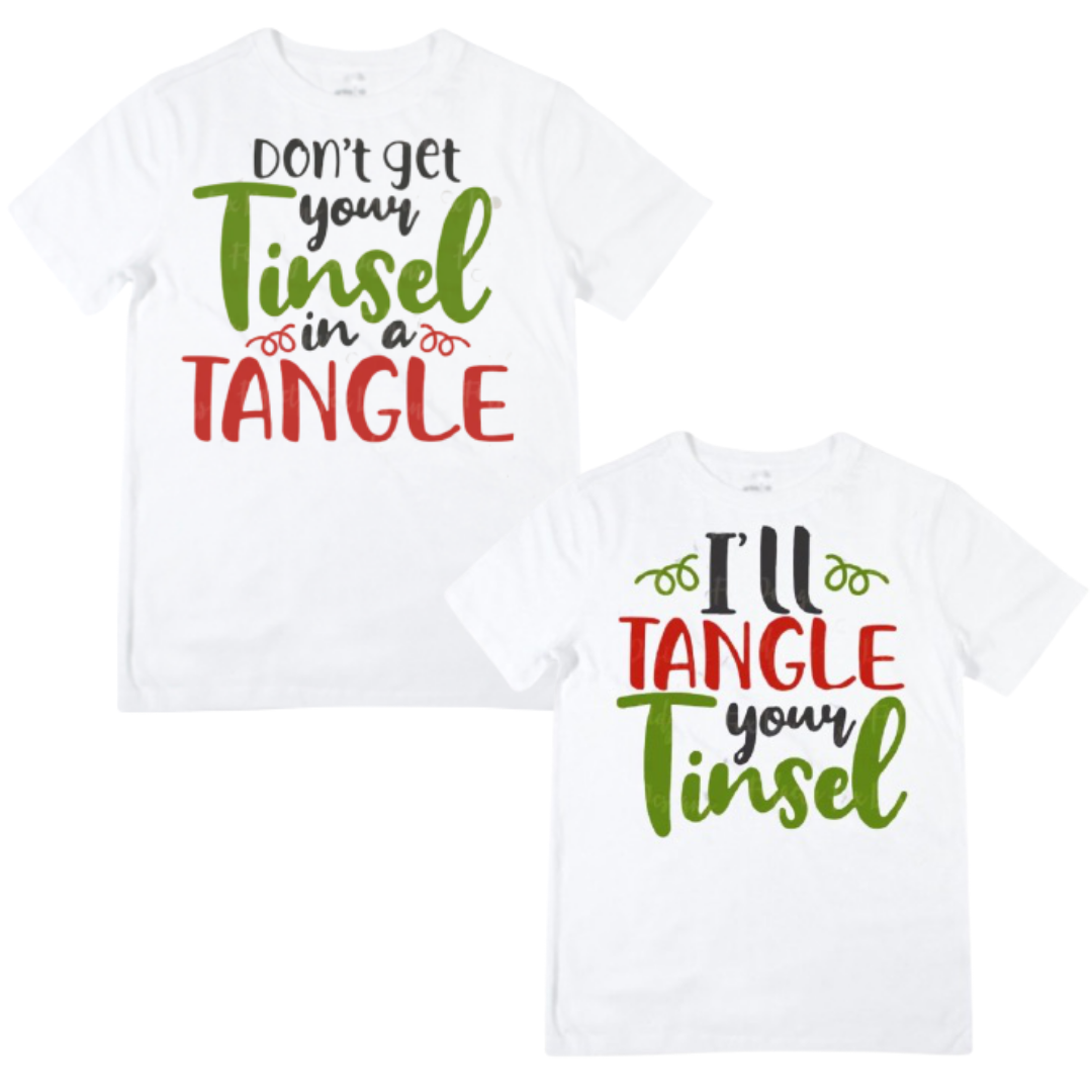 Tangle Your Tinsel Shirt - 🎄 Lullaby Lane Design