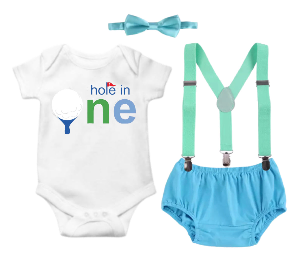 Hole in One Boys First Birthday Set - Lullaby Lane Designs