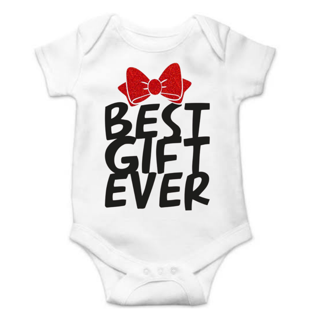 Best Gift Ever Bodysuit 🎄 Lullaby Lane Design