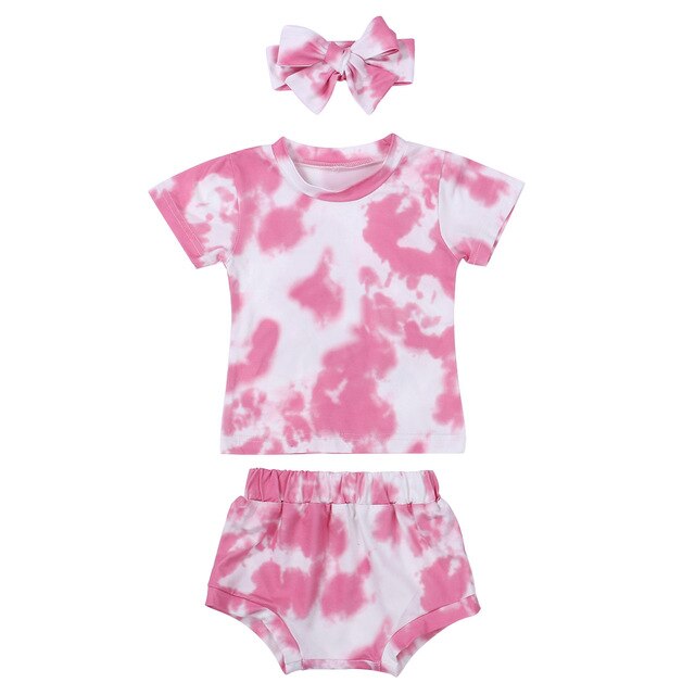 Pink Two Piece Set + Headband