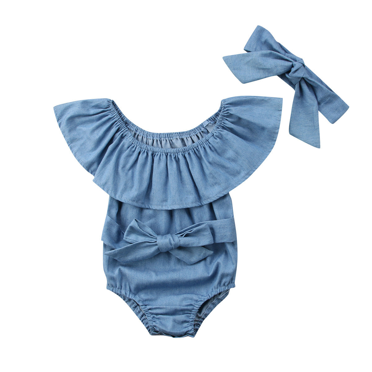 Tie Up Bowknot Romper